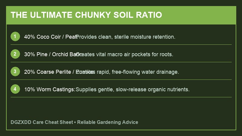 Best Soil Mix for Indoor Plants: The Ultimate DIY Recipe Guide 1 DIY Chunky Indoor Plant Soil Mix Ratio